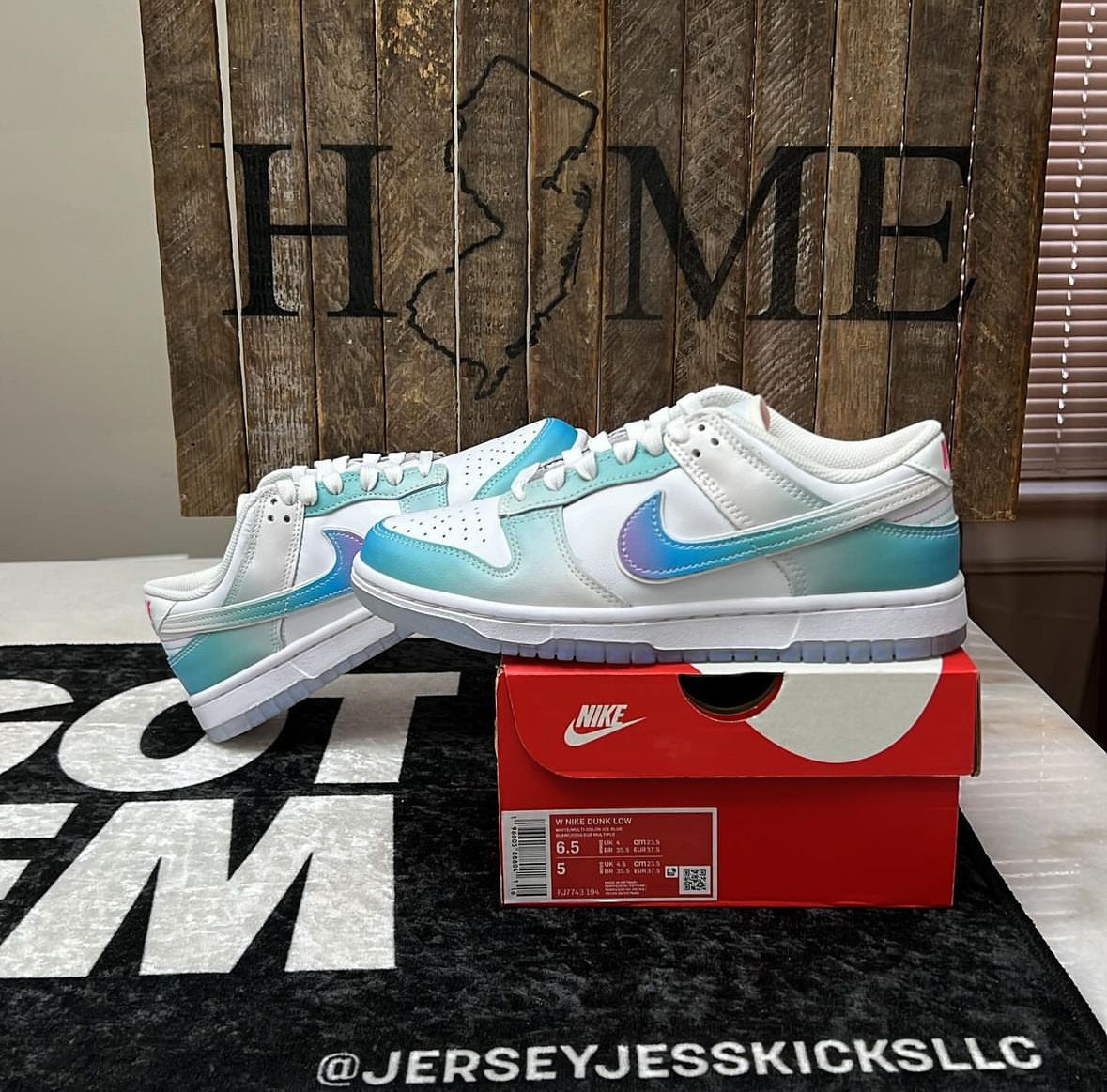 Nike Dunk Low Ice Blue Women’s size 6.5