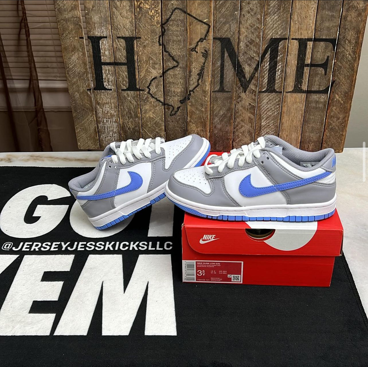 Nike Dunk Low Royal Pulse Cement Grey Youth size 3.5