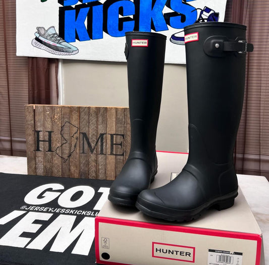 Hunter Black Rain Boots Women’s size 9